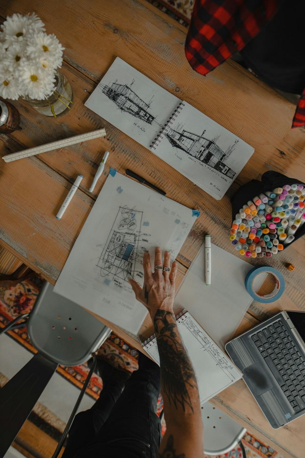 Architectural sketches